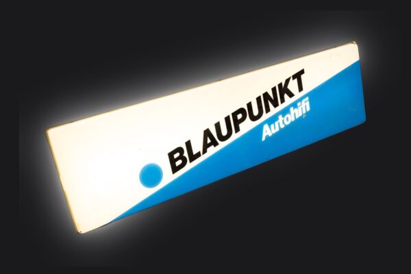 1980-90's Blaupunkt Autohifi Illuminated Dealership Sign 308 328 Testarossa