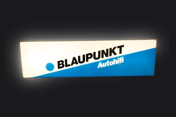 1980-90's Blaupunkt Autohifi Illuminated Dealership Sign 308 328 Testarossa