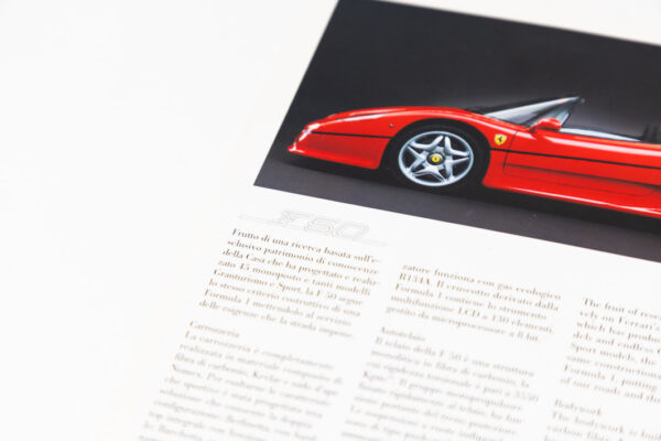 1995-97 Ferrari F50 Enzo Owners Manual and Literature Set