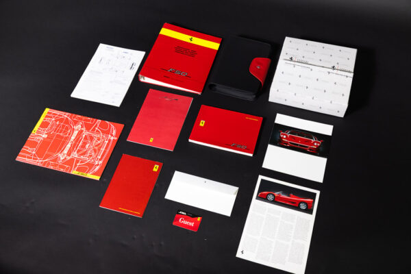 1995-97 Ferrari F50 Enzo Owners Manual and Literature Set