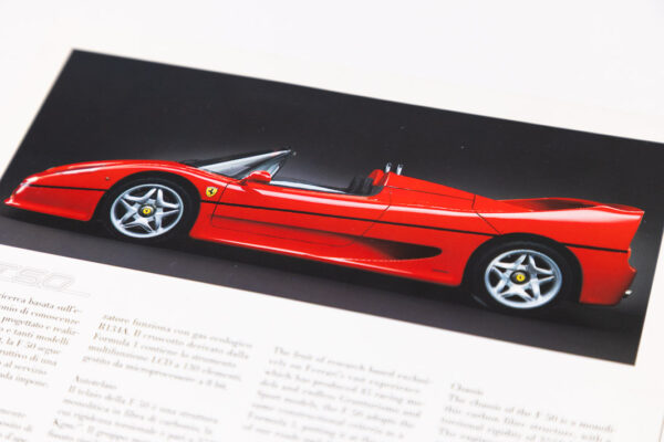 1995-97 Ferrari F50 Enzo Owners Manual and Literature Set