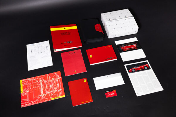 1995-97 Ferrari F50 Enzo Owners Manual and Literature Set