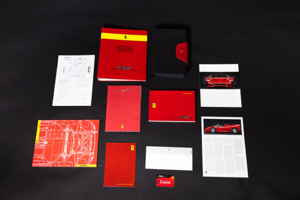 1995-97 Ferrari F50 Enzo Owners Manual and Literature Set
