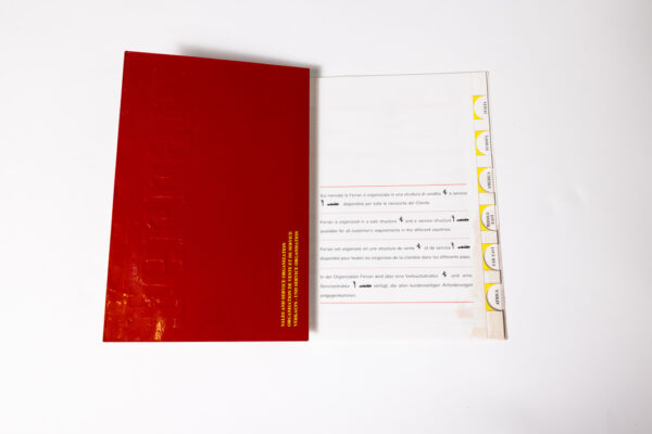 1995-97 Ferrari F50 Enzo Owners Manual and Literature Set