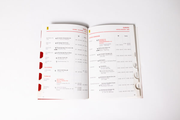 1995-97 Ferrari F50 Enzo Owners Manual and Literature Set