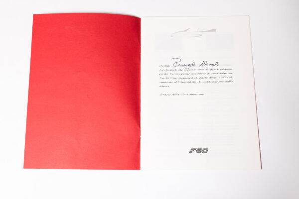 1995-97 Ferrari F50 Enzo Owners Manual and Literature Set
