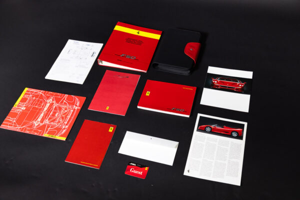 1995-97 Ferrari F50 Enzo Owners Manual and Literature Set