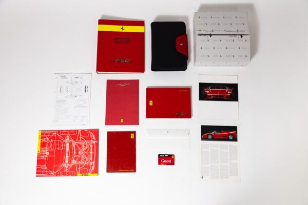 1995-97 Ferrari F50 Enzo Owners Manual and Literature Set