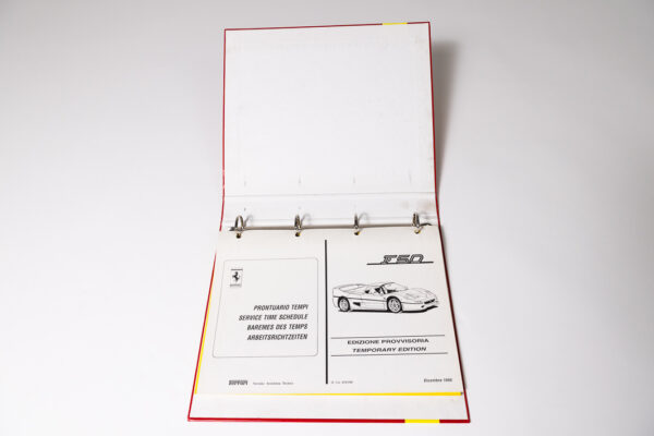 1995-97 Ferrari F50 Enzo Owners Manual and Literature Set