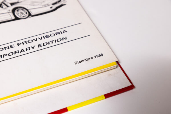 1995-97 Ferrari F50 Enzo Owners Manual and Literature Set