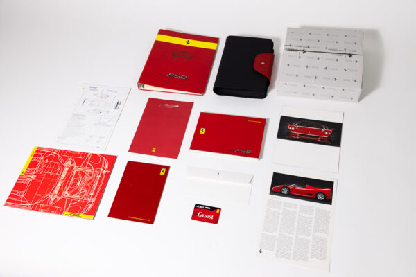 1995-97 Ferrari F50 Enzo Owners Manual and Literature Set
