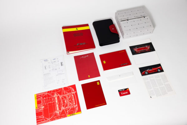 1995-97 Ferrari F50 Enzo Owners Manual and Literature Set