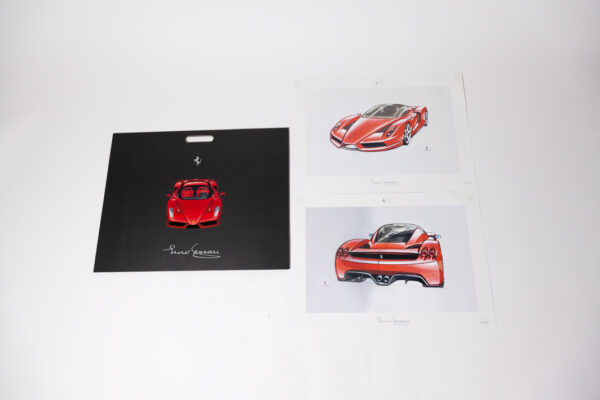 2002-04 Ferrari Enzo Lithograph Print Set