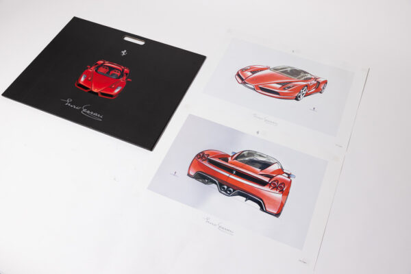 2002-04 Ferrari Enzo Lithograph Print Set