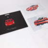2002-04 Ferrari Enzo Lithograph Print Set