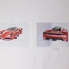 2002-04 Ferrari Enzo Lithograph Print Set
