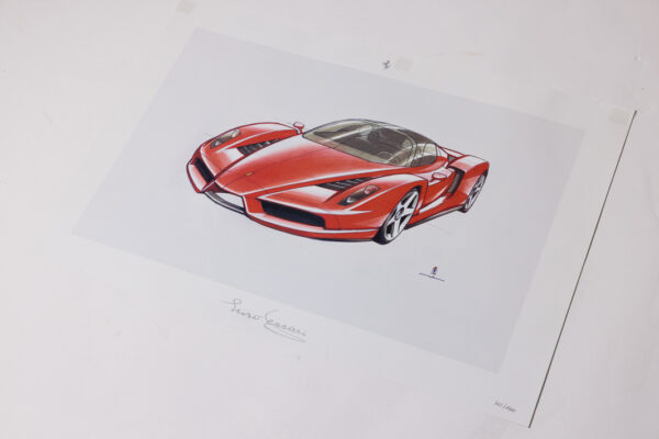 2002-04 Ferrari Enzo Lithograph Print Set