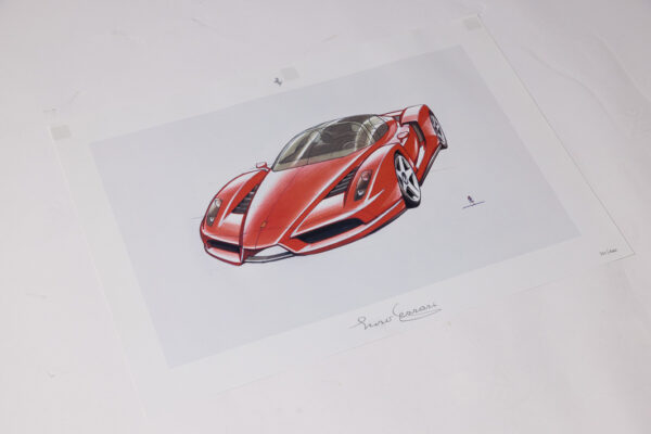 2002-04 Ferrari Enzo Lithograph Print Set