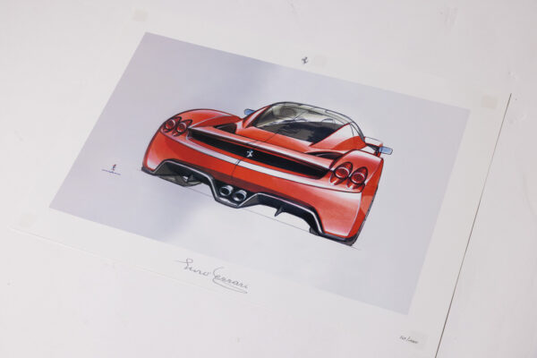 2002-04 Ferrari Enzo Lithograph Print Set