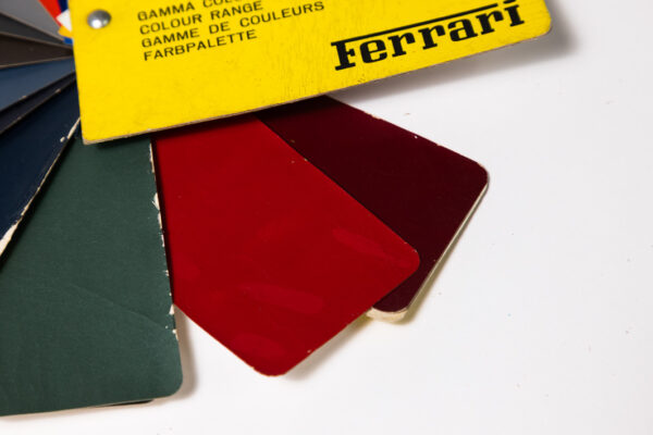 1975-85 Ferrari Paint Colour Sample Swatch Dino 308 328 400 512 Mondial