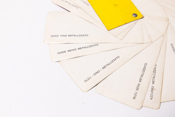 1975-85 Ferrari Paint Colour Sample Swatch Dino 308 328 400 512 Mondial