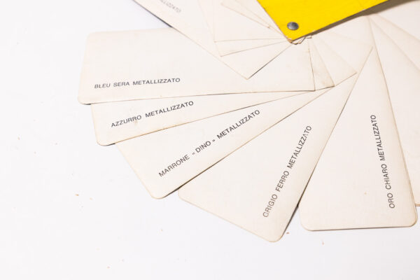 1975-85 Ferrari Paint Colour Sample Swatch Dino 308 328 400 512 Mondial