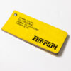 1975-85 Ferrari Paint Colour Sample Swatch Dino 308 328 400 512 Mondial