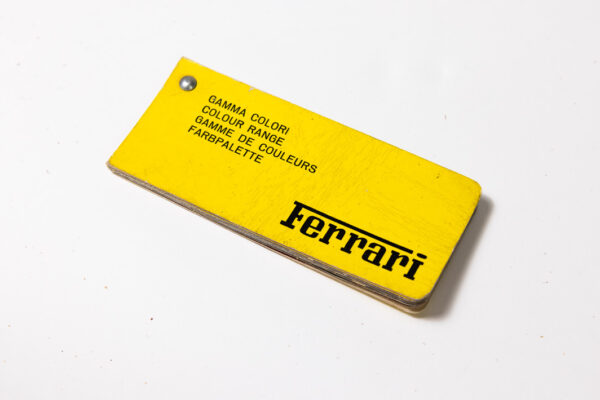 1975-85 Ferrari Paint Colour Sample Swatch Dino 308 328 400 512 Mondial