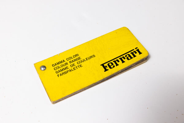 1975-85 Ferrari Paint Colour Sample Swatch Dino 308 328 400 512 Mondial