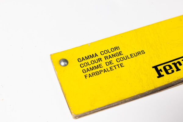 1975-85 Ferrari Paint Colour Sample Swatch Dino 308 328 400 512 Mondial