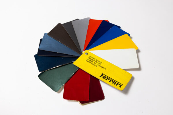 1975-85 Ferrari Paint Colour Sample Swatch Dino 308 328 400 512 Mondial