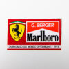 1993 Scuderia Ferrari F1 Gerhard Berger Marlboro Sticker Decal Emblem