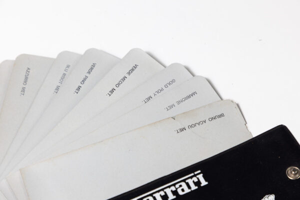 1970-85 Ferrari Pininfarina Paint Colour Sample Wallet 308 512BB Mondial 400