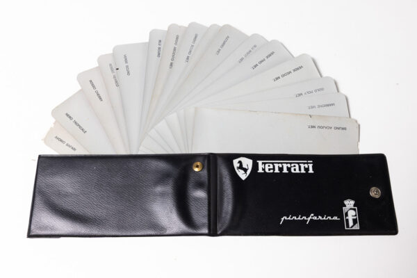 1970-85 Ferrari Pininfarina Paint Colour Sample Wallet 308 512BB Mondial 400