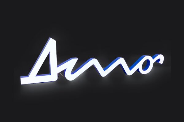 1967-74 Ferrari Dino Illuminated Dealership Showroom Sign 206 246 GT GTS