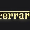Ferrari Large Illuminated Dealership Showroom Script Sign 308 328 Testarossa F40