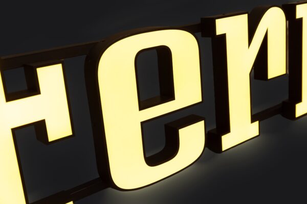 Ferrari Large Illuminated Dealership Showroom Script Sign 308 328 Testarossa F40