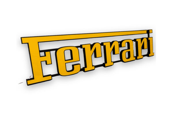 Ferrari Large Illuminated Dealership Showroom Script Sign 308 328 Testarossa F40