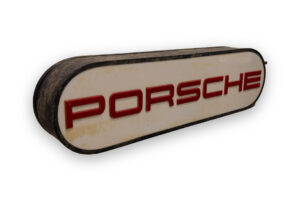 1970-90's Porsche Double-Sided Illuminated Dealership Forecourt Sign 911 930 944