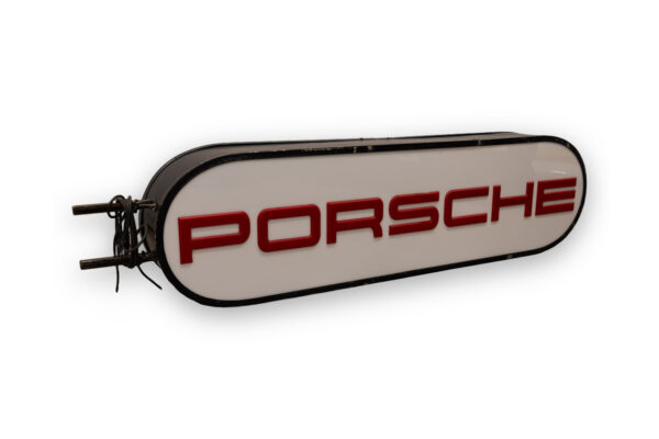 1970-90's Porsche Double-Sided Illuminated Dealership Forecourt Sign 911 930 944