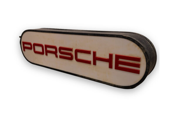 1970-90's Porsche Double-Sided Illuminated Dealership Forecourt Sign 911 930 944