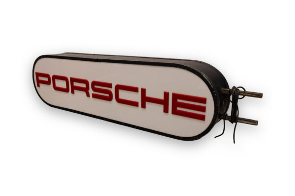 1970-90's Porsche Double-Sided Illuminated Dealership Forecourt Sign 911 930 944