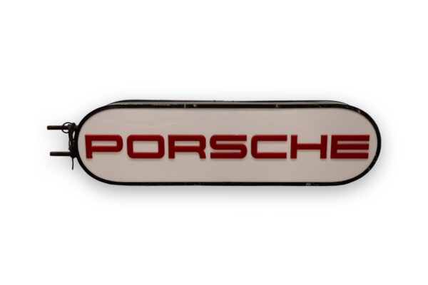 1970-90's Porsche Double-Sided Illuminated Dealership Forecourt Sign 911 930 944