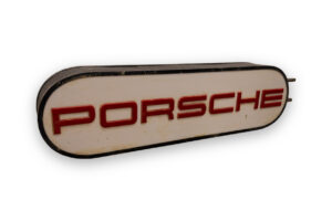 1970-90's Porsche Double-Sided Illuminated Dealership Forecourt Sign 911 930 944