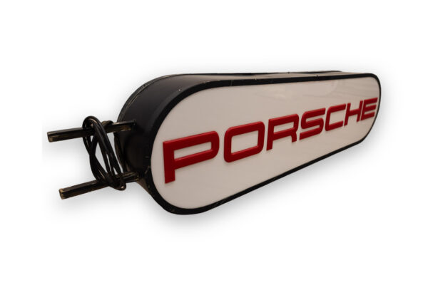 1970-90's Porsche Double-Sided Illuminated Dealership Forecourt Sign 911 930 944