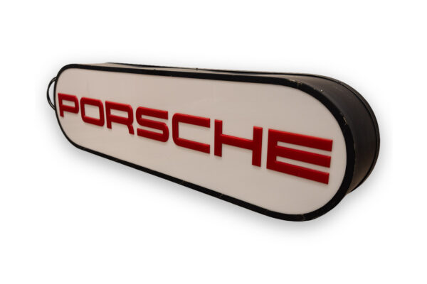 1970-90's Porsche Double-Sided Illuminated Dealership Forecourt Sign 911 930 944