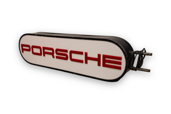 1970-90's Porsche Double-Sided Illuminated Dealership Forecourt Sign 911 930 944