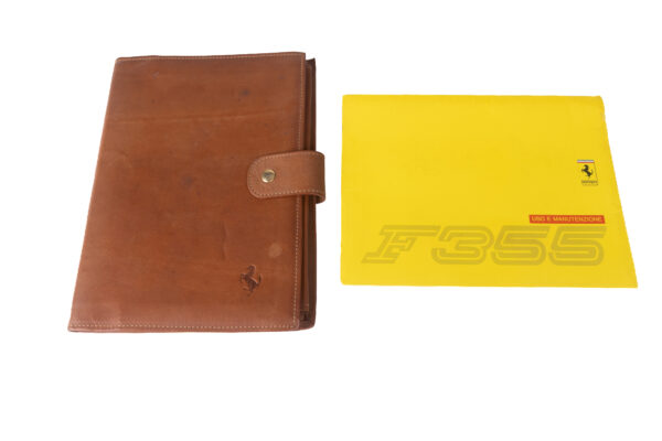 1994-99 Ferrari F355 Leather Pouch Owner's Manual Handbook Set