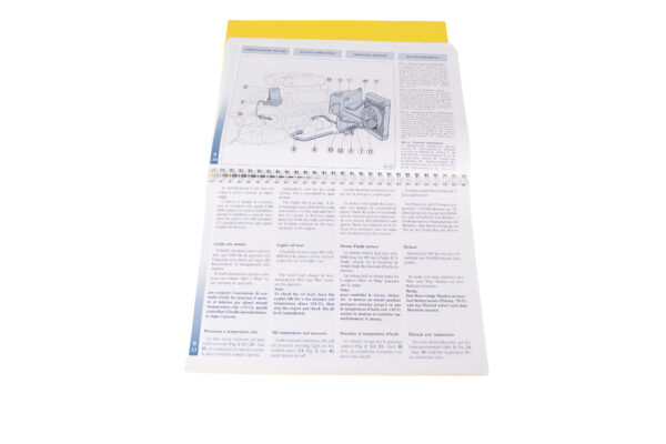 1994-99 Ferrari F355 Leather Pouch Owner's Manual Handbook Set