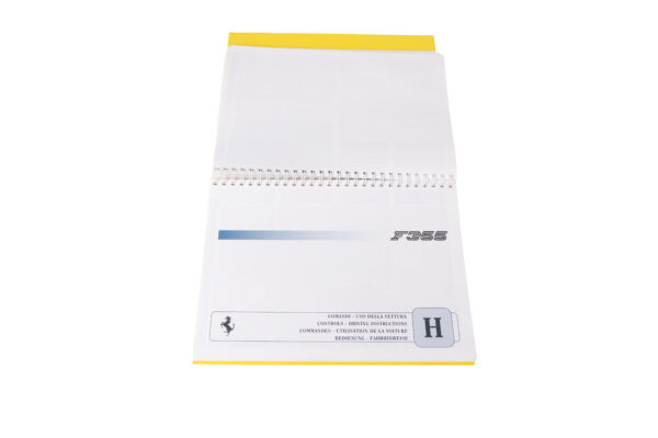 1994-99 Ferrari F355 Leather Pouch Owner's Manual Handbook Set